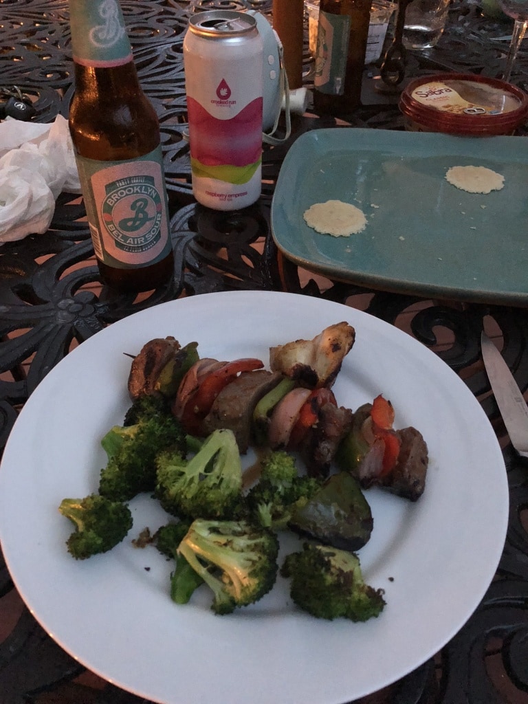 grill night skewers