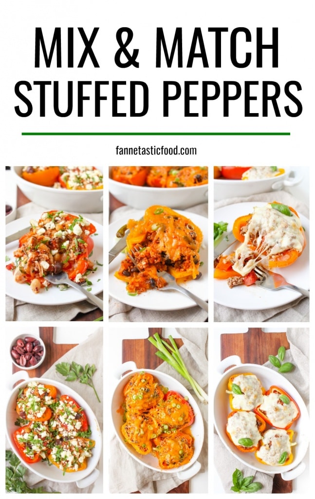 Mix & Match Healthy Stuffed Peppers