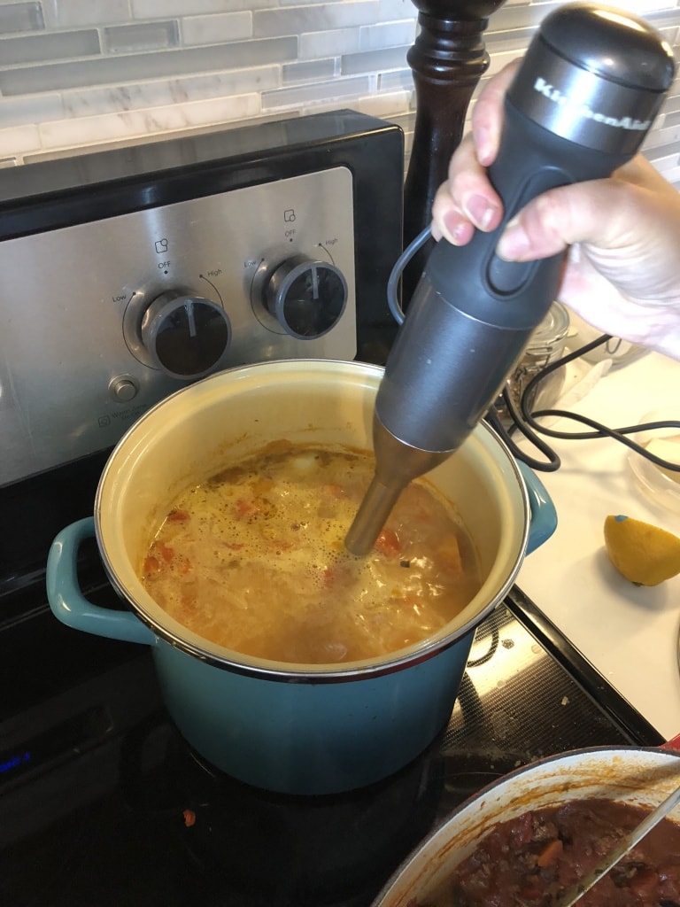 blended veggie soup
