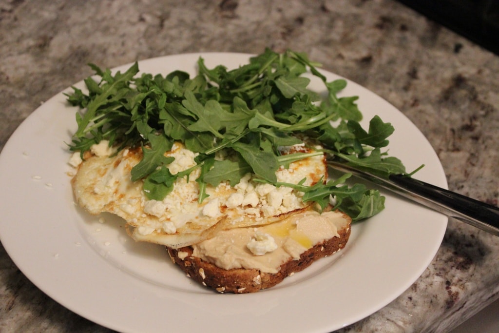hummus toast