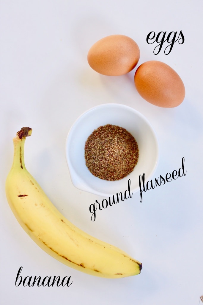 baby led weaning banana egg pancake