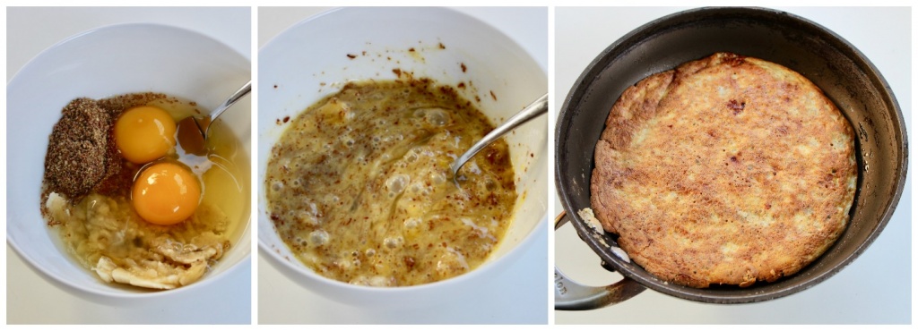 egg banana pancake for baby