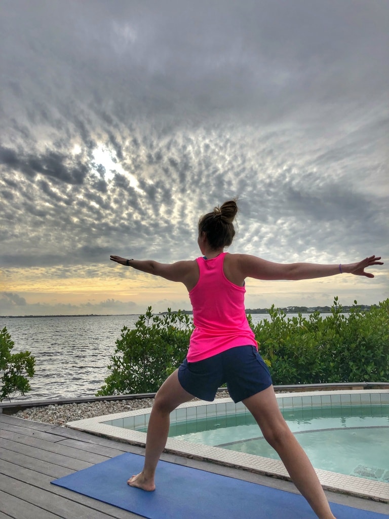 club med sandpiper bay outdoor yoga