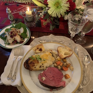 christmas day dinner beef