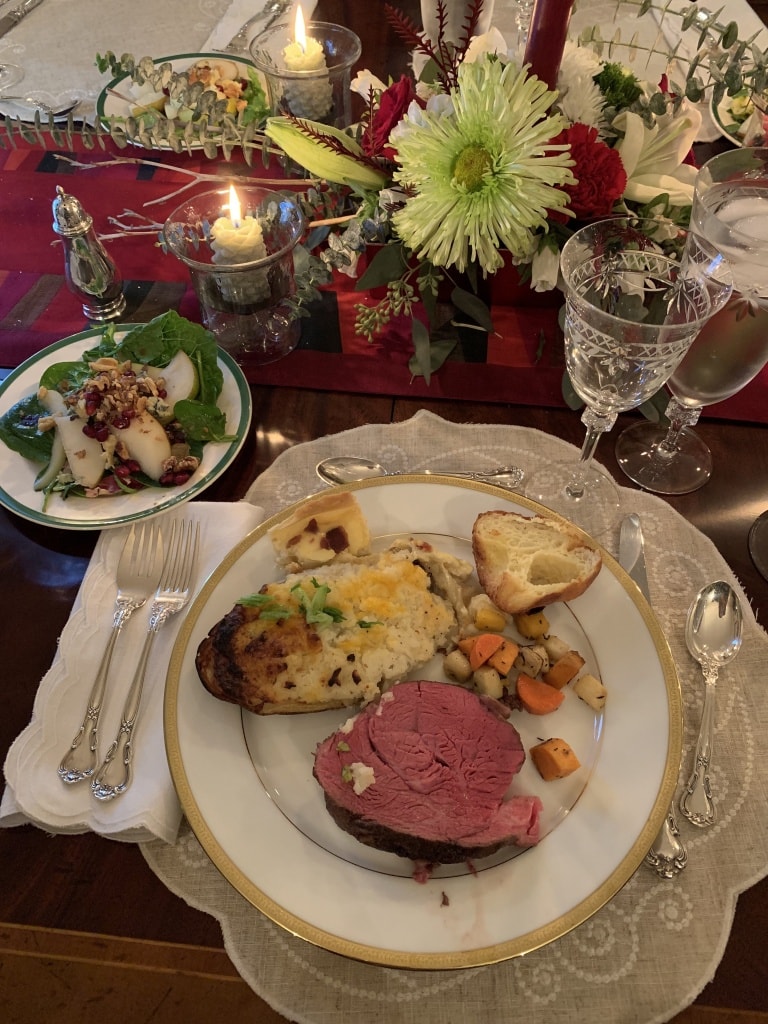 christmas day dinner beef