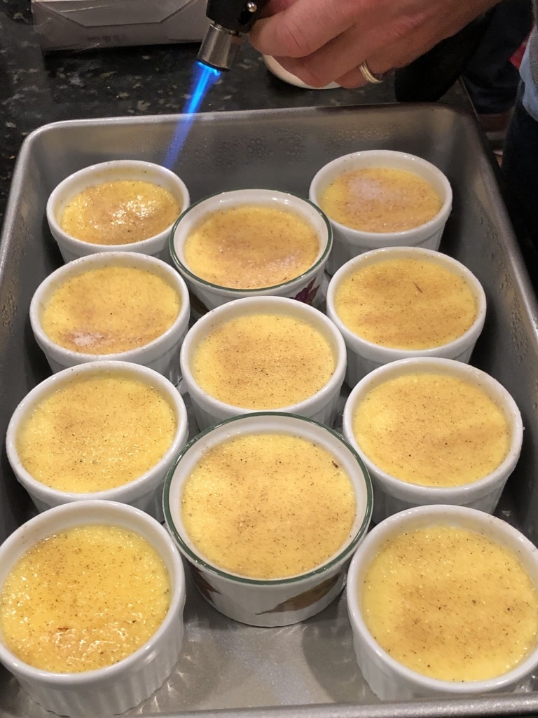 homemade creme brulee