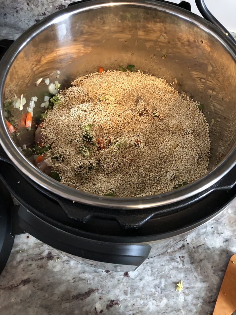 instant pot quinoa fried rice