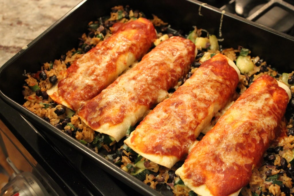 vegetarian enchiladas