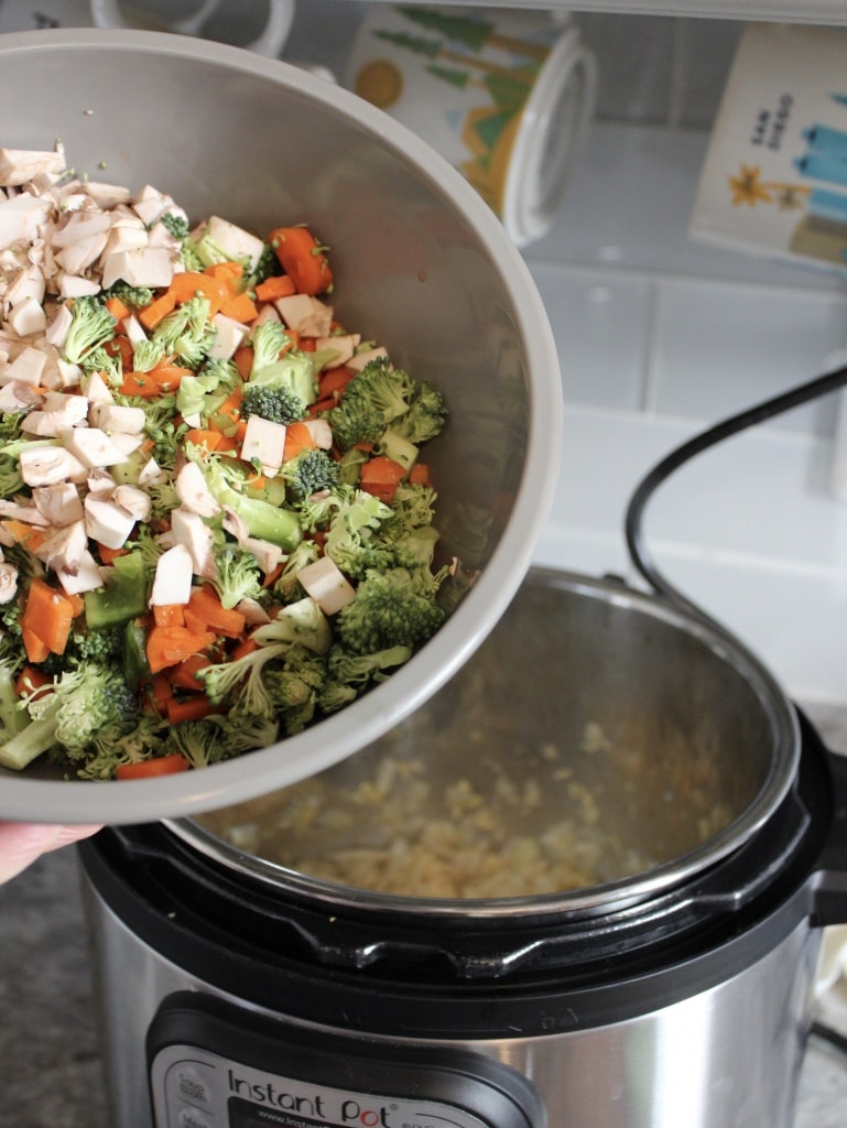 instant pot quinoa fried rice