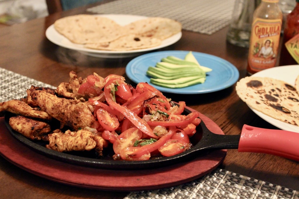 easy homemade fajitas