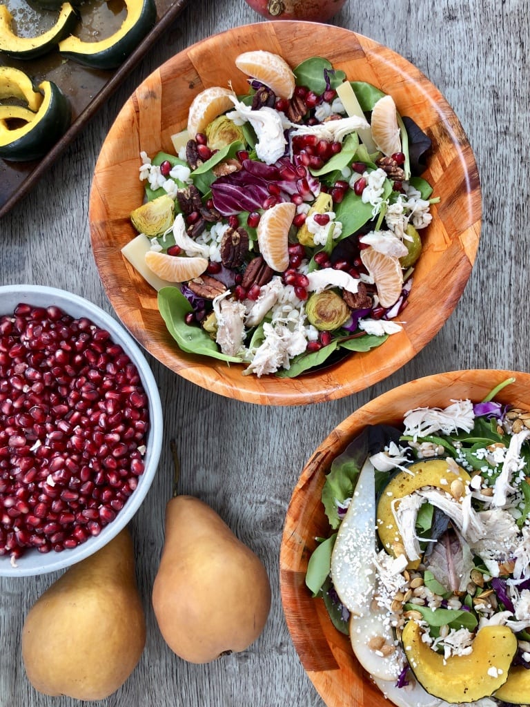 grain salad bowl pomegranate