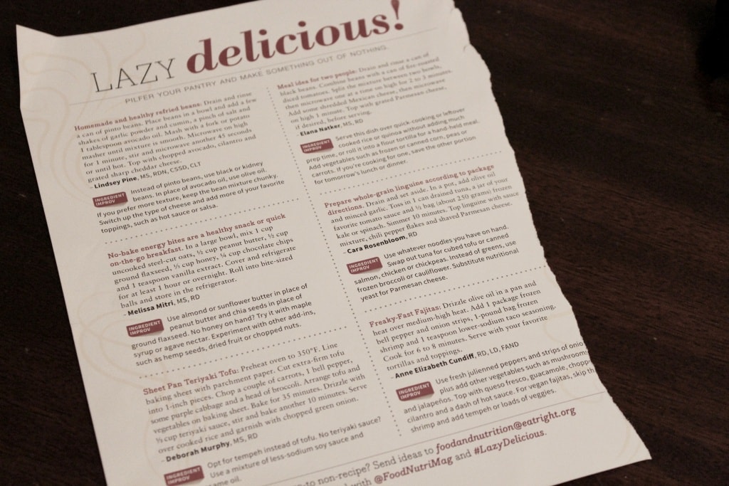 food and nutrition magazine