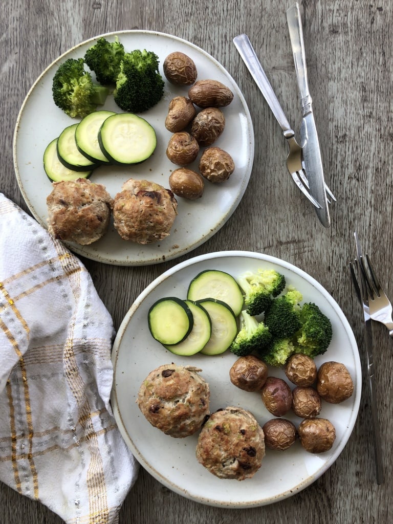 turkey dijon meatloaf muffins