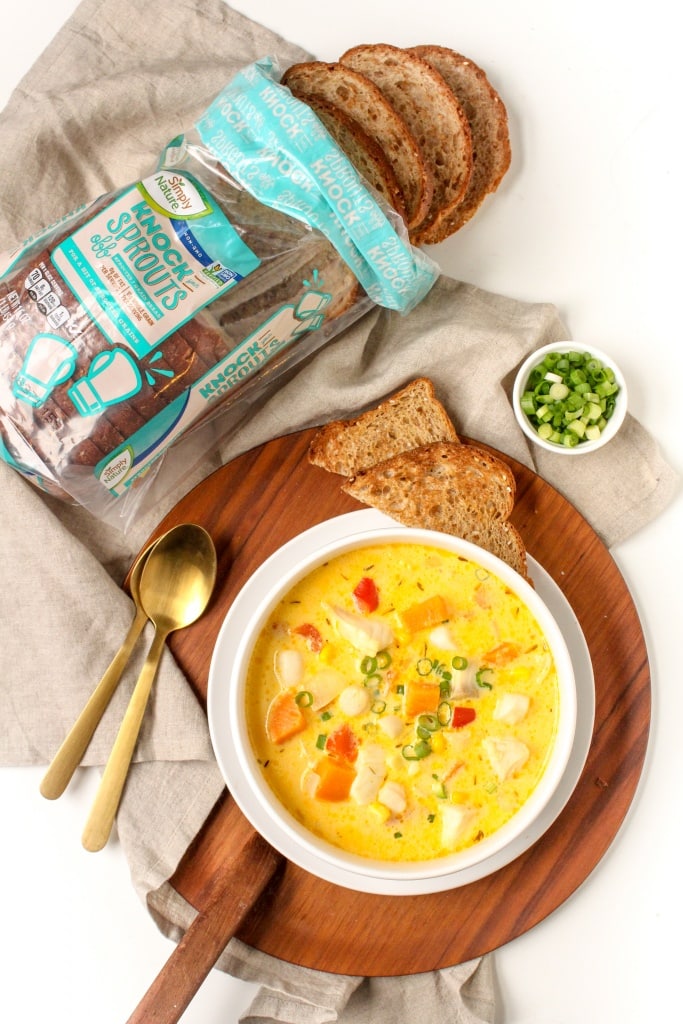 seafood and sweet potato chowder healthy recipe