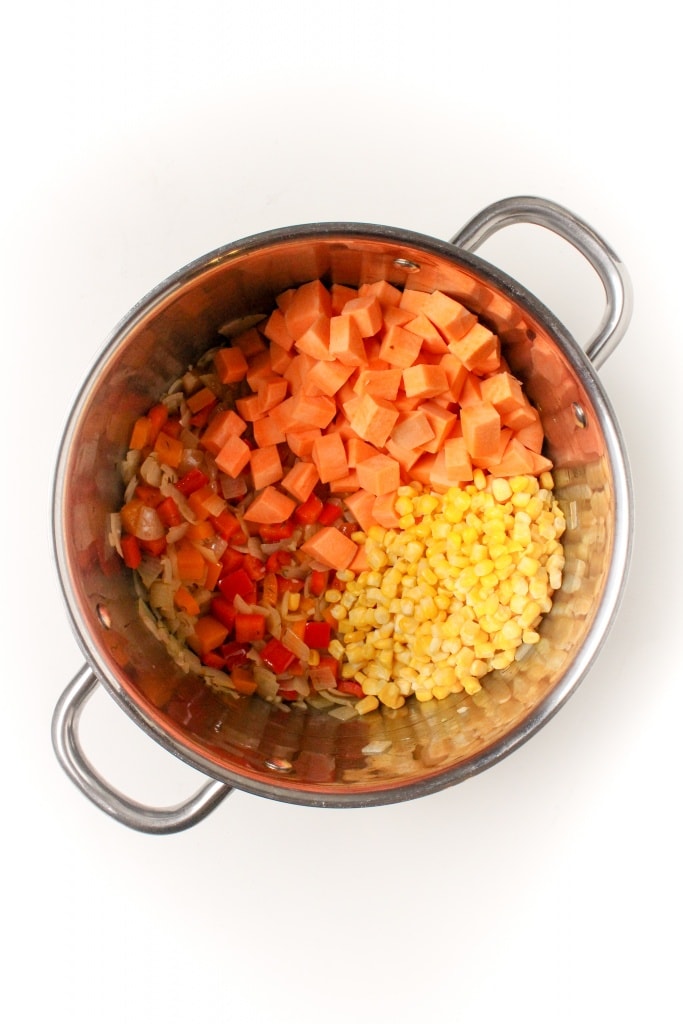 how to make seafood chowder with sweet potato