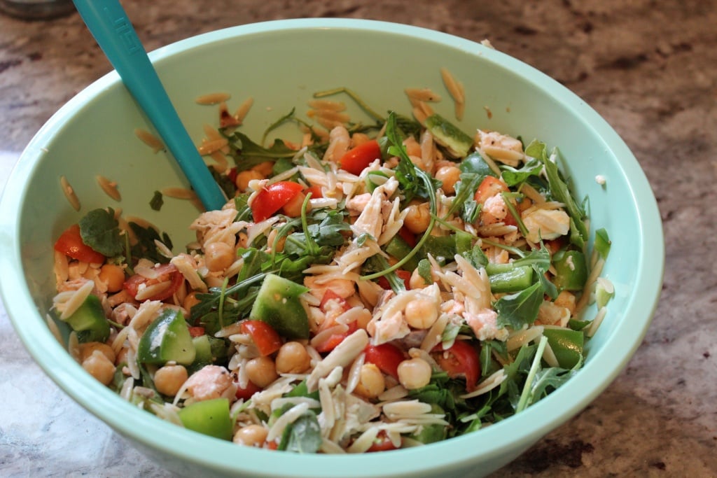 orzo chicken veggies