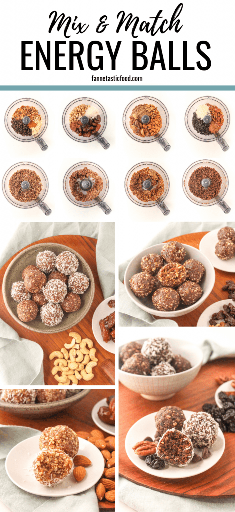 Mix & Match No Bake Energy Bites Recipes 
