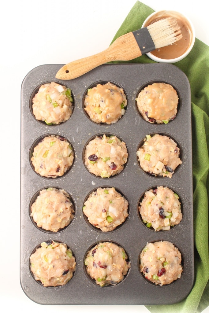 how to make turkey dijon muffins with honey mustard glaze 