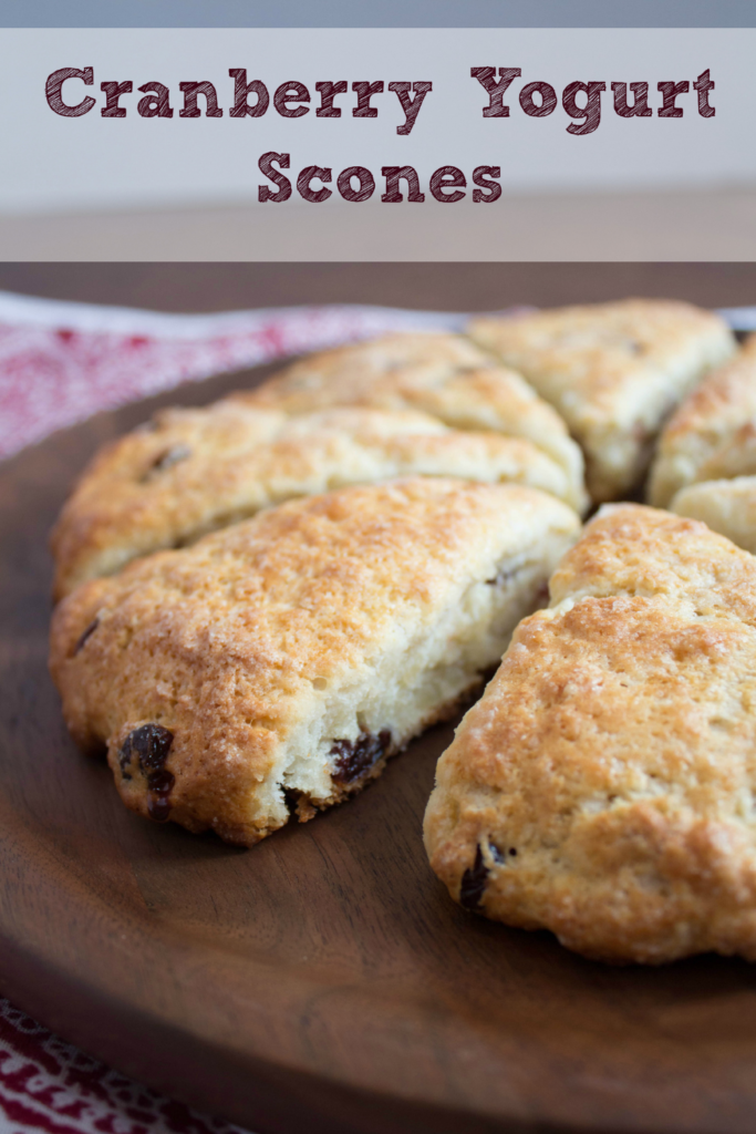 cranberry yogurt scones
