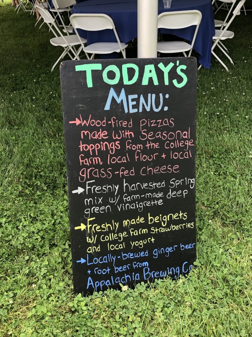 dickinson college farm alumni weekend lunch