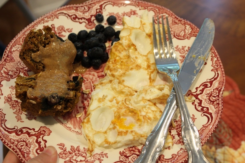 pumpkin blueberry muffins