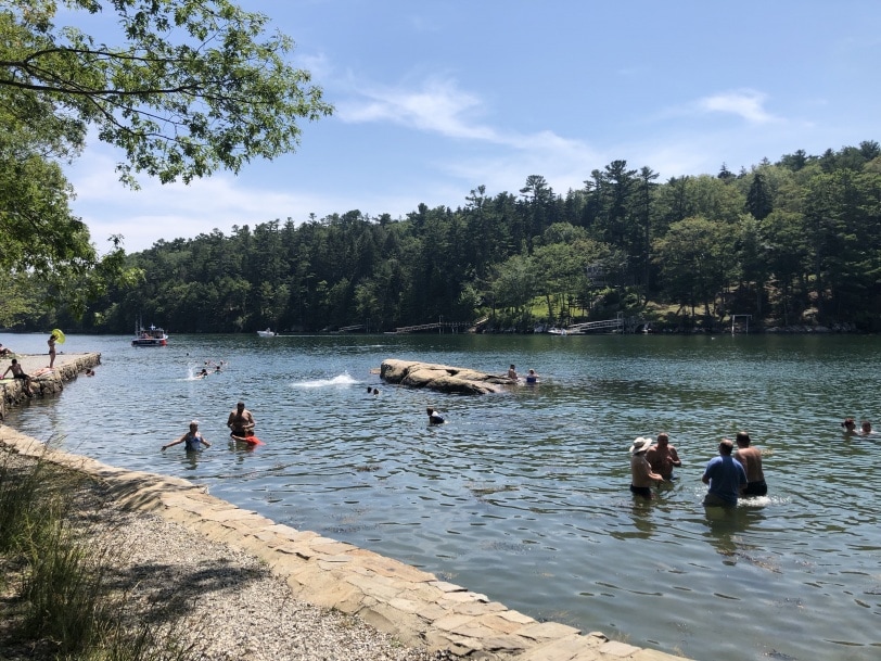 barrett park swimming maine