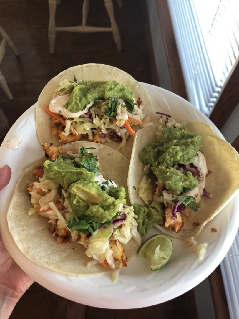 homemade fish tacos duck nc