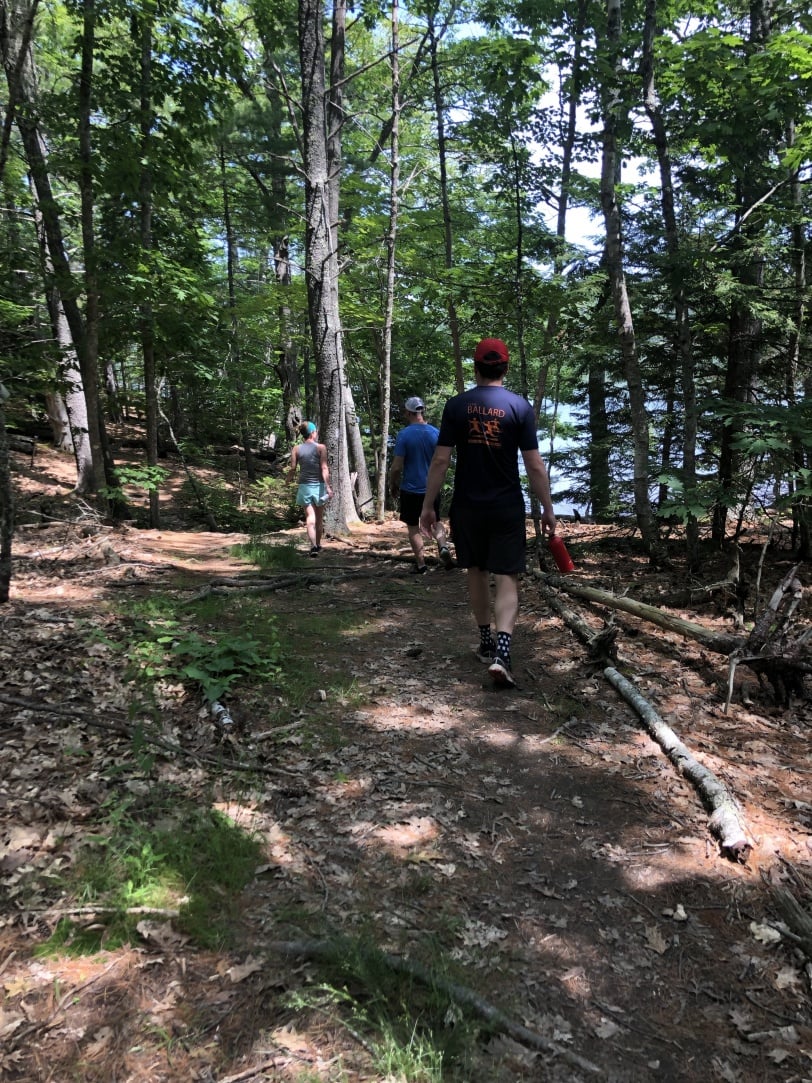 hiking ovens mouth east maine
