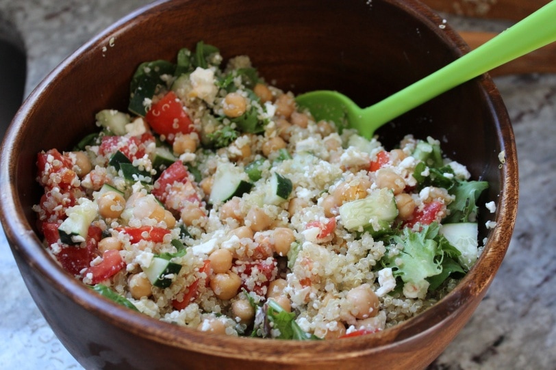 mediterranean quinoa salad