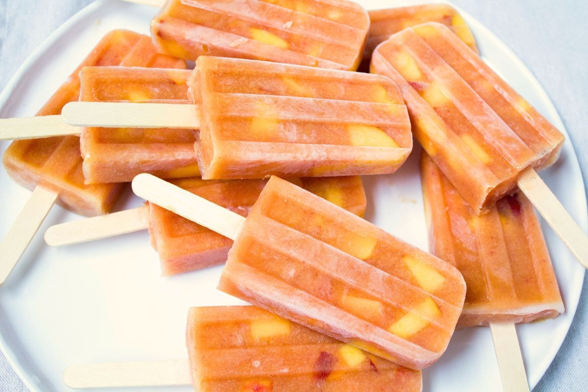 nectarine ice pops