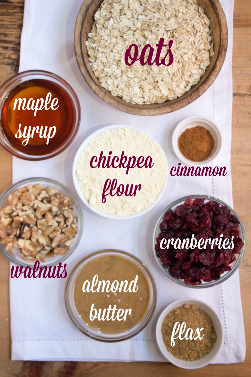 vegan gluten free granola bar ingredients