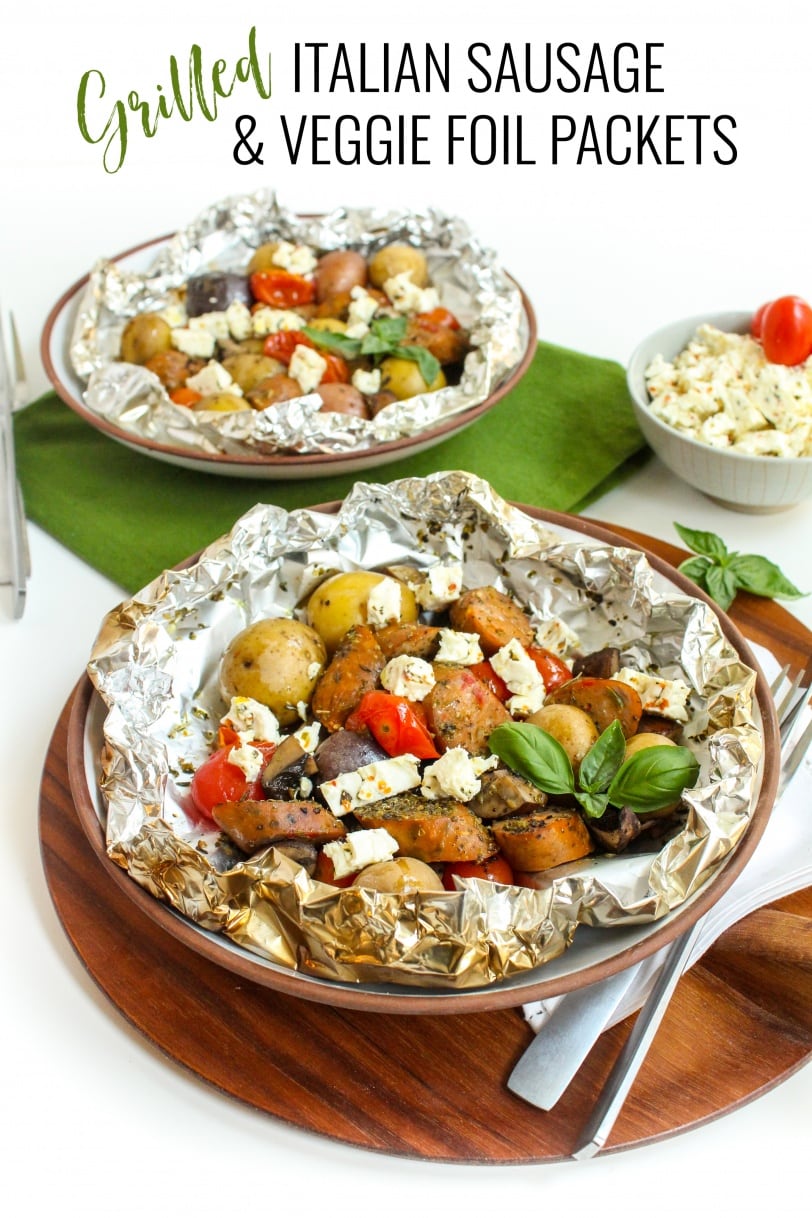 Italian Sausage & Veggie Foil Packets