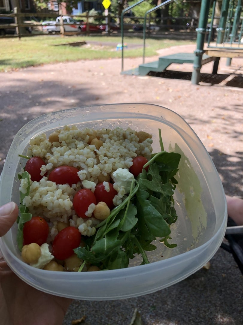picnic lunch grain salad