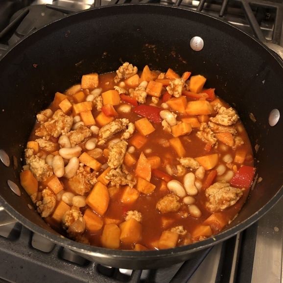 turkey sweet potato chili