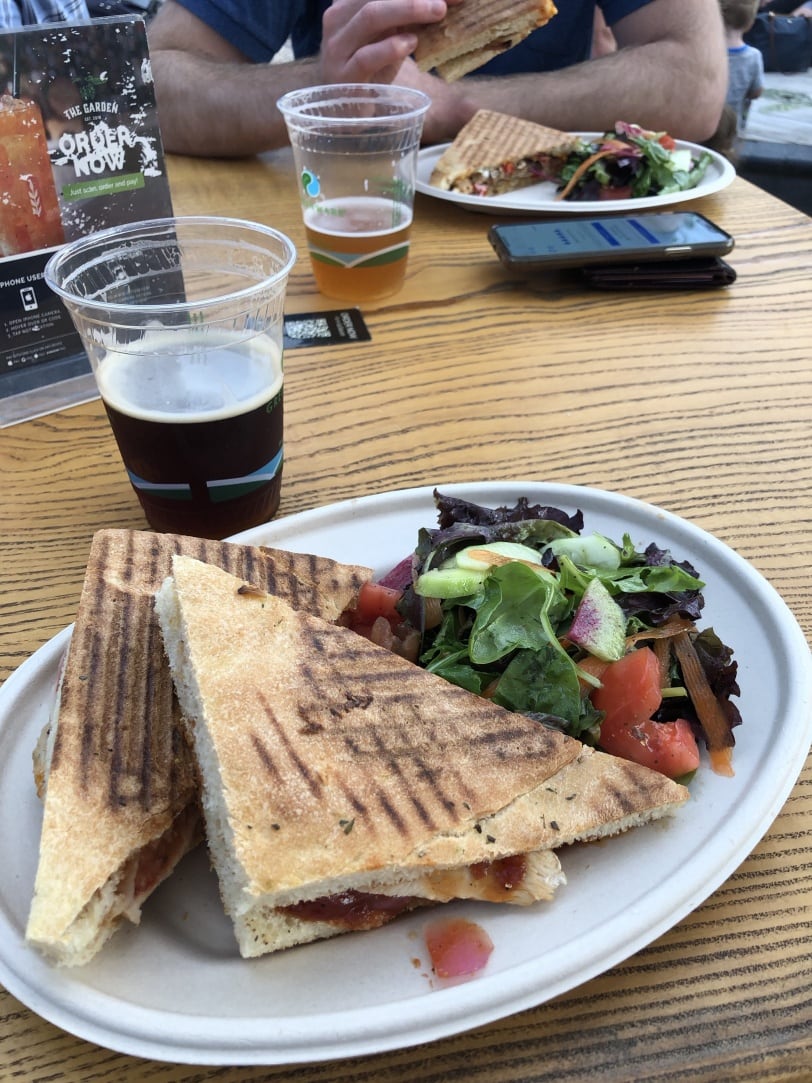 del ray beer garden dinner