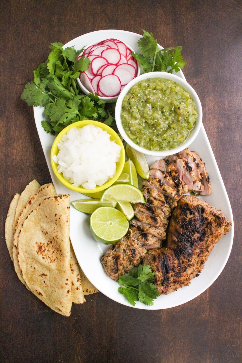 grilled pork tenderloin tacos