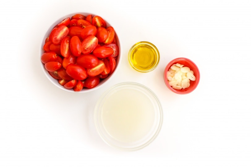 cherry tomato and garlic sauce ingredients
