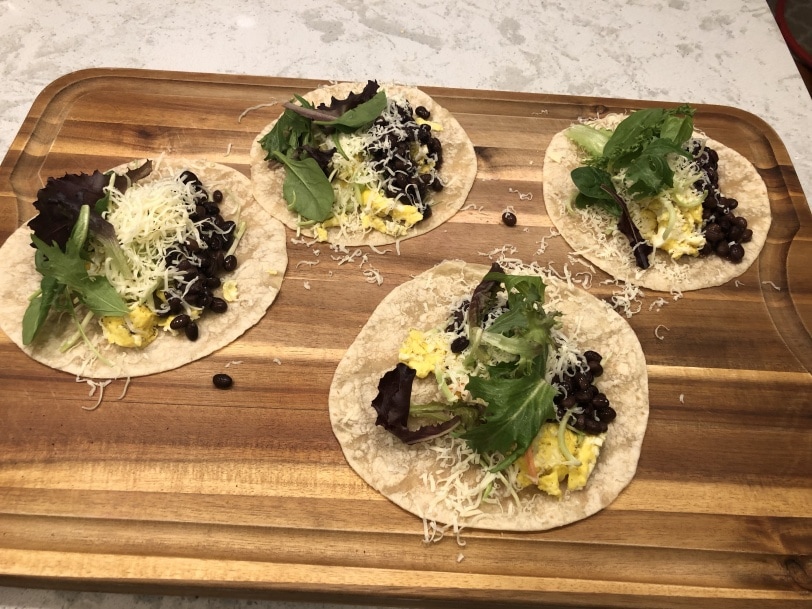 make ahead breakfast burritos