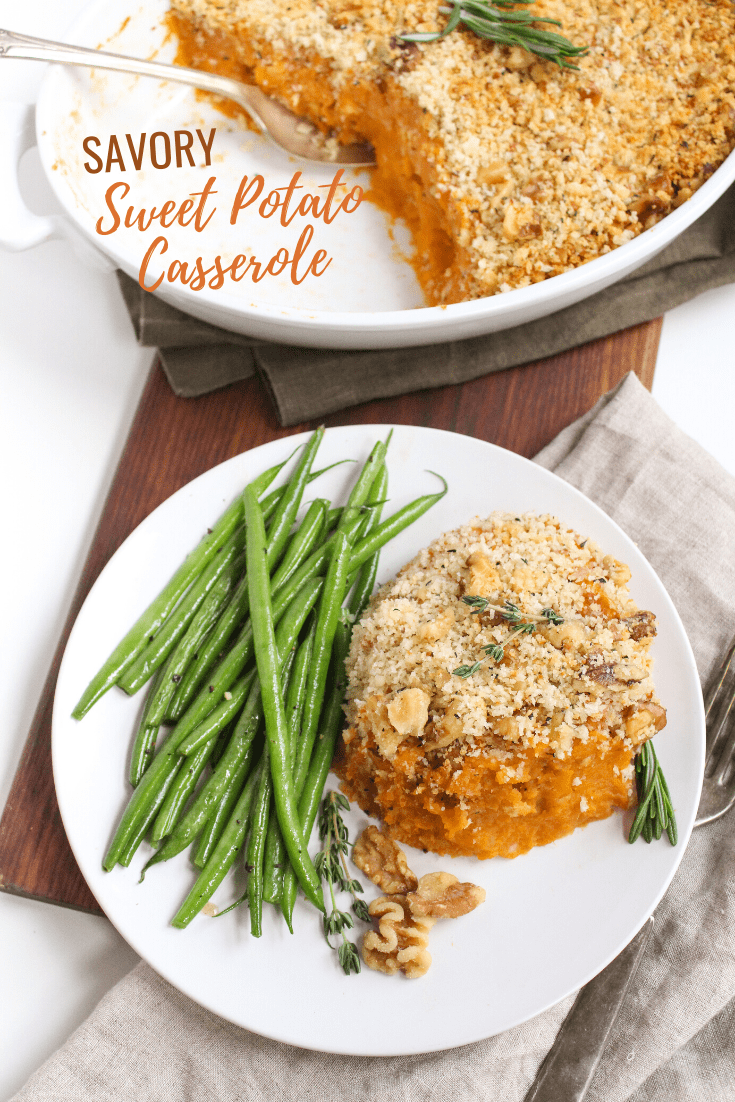 Savory Sweet Potato Casserole recipe