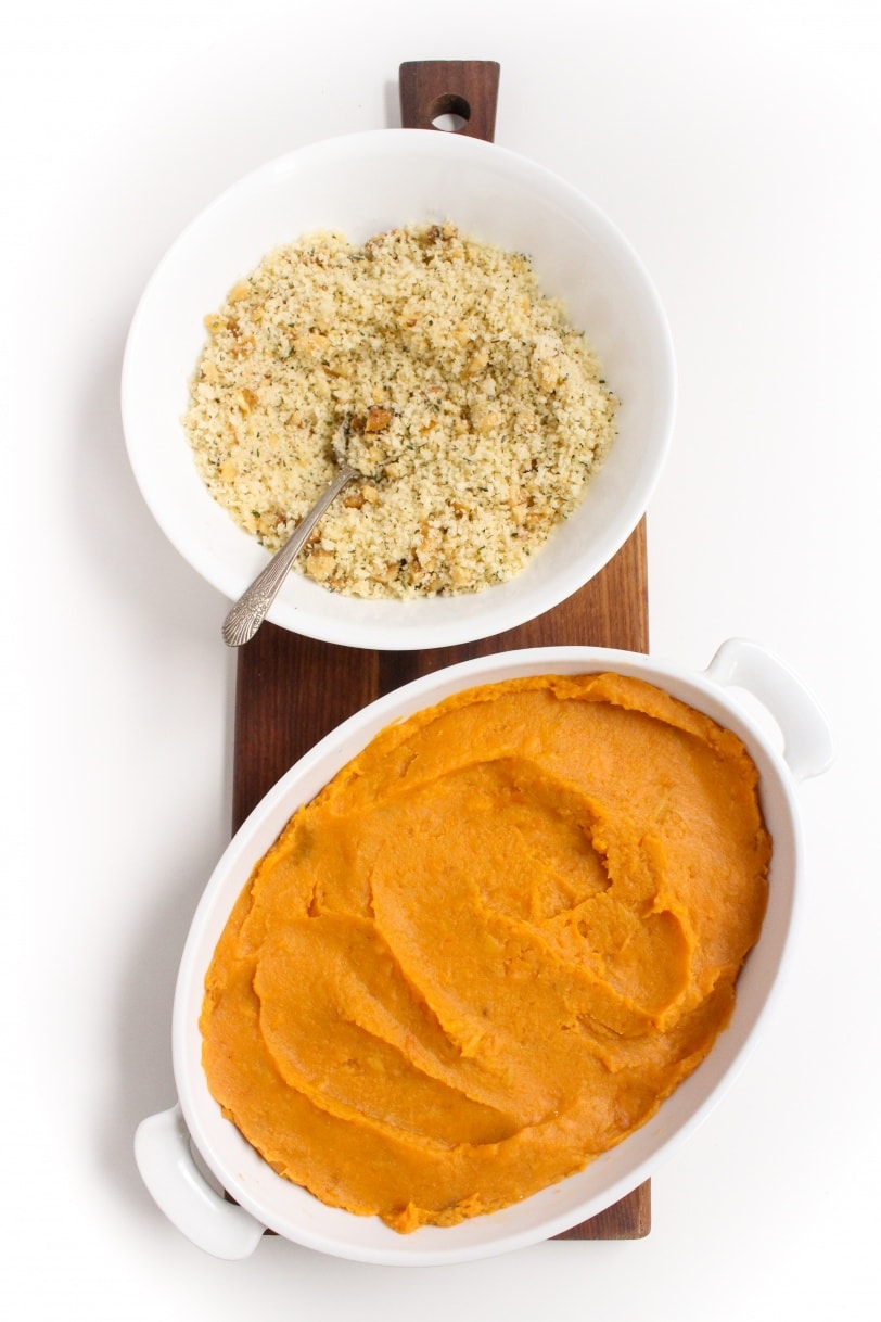 how to make a savory sweet potato casserole