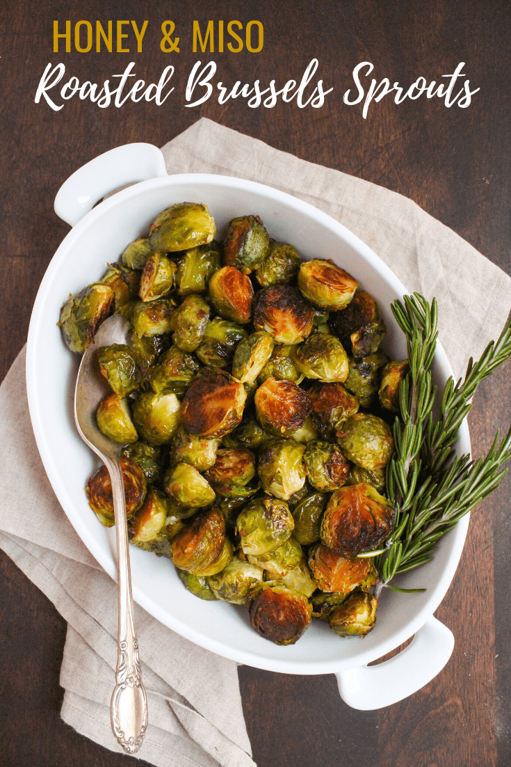 miso & honey roasted brussels sprouts recipe
