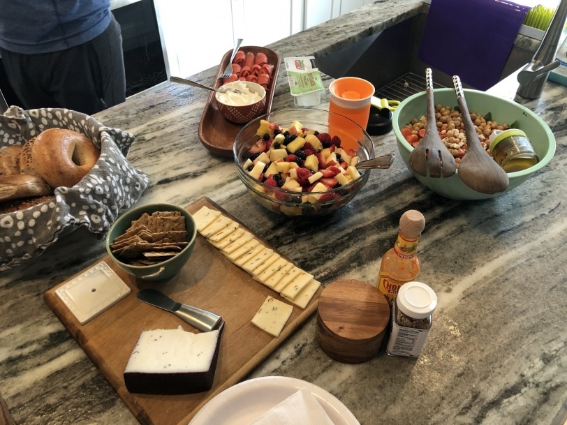 brunch appetizer spread