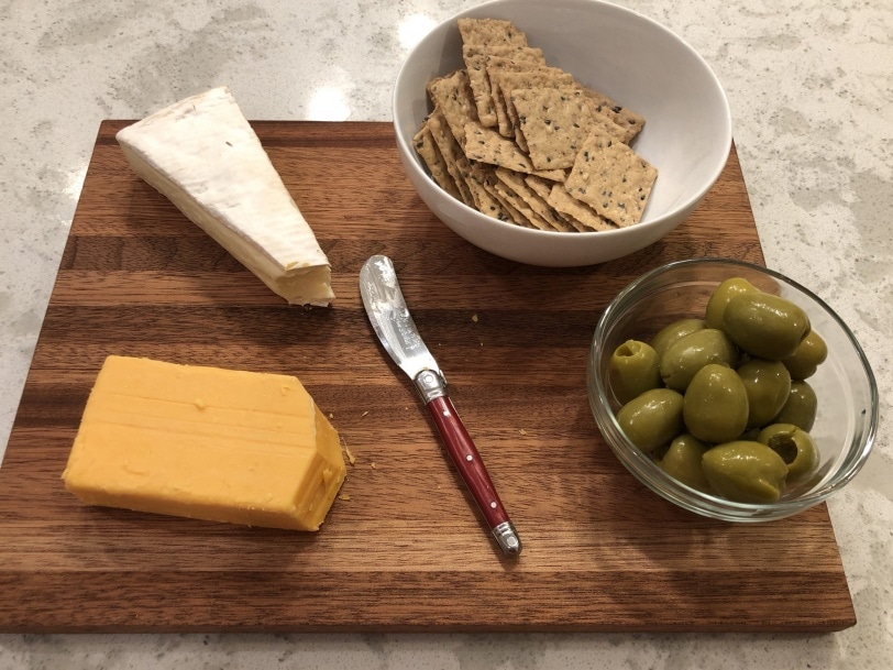 super simple cheese plate