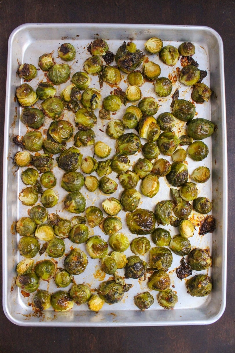 how to roast brussels sprouts on sheet pan