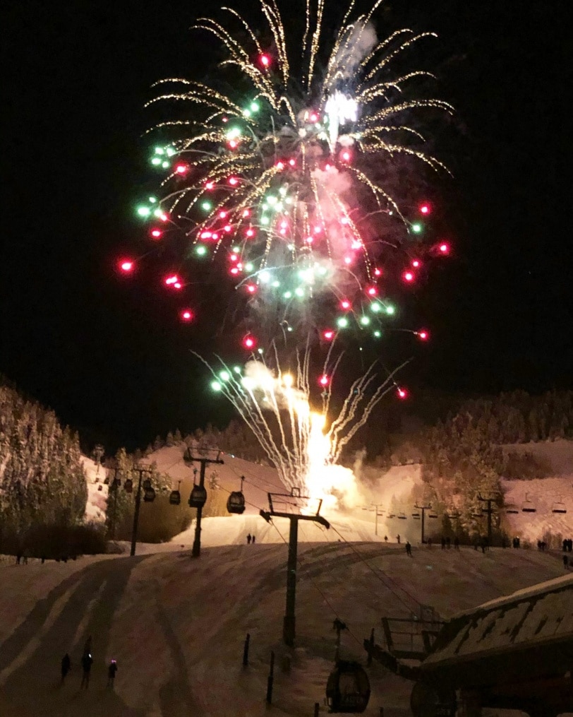 aspen fireworks new years eve