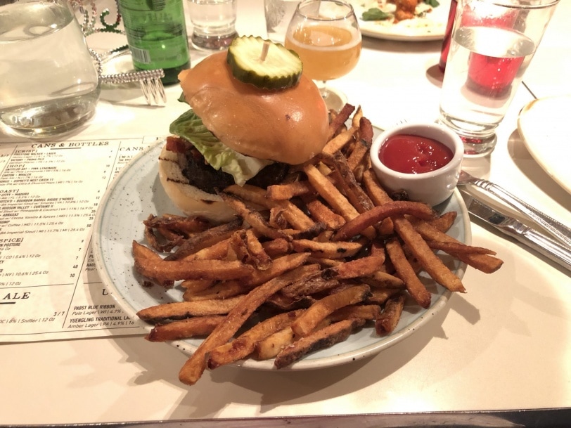 burger at evening star cafe