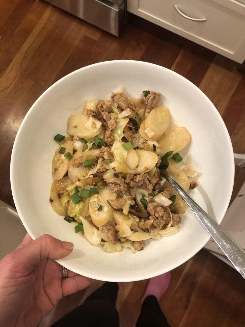 pork with rice cakes