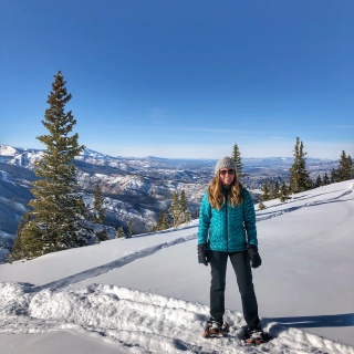 snowshoeing aspen mountain