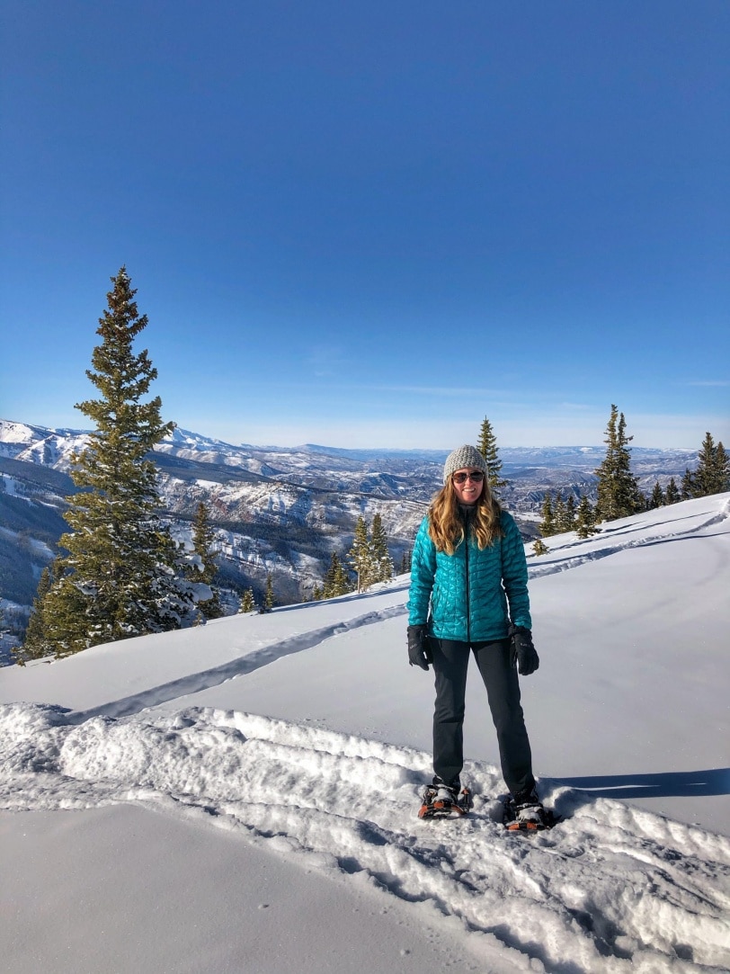 snowshoeing aspen mountain