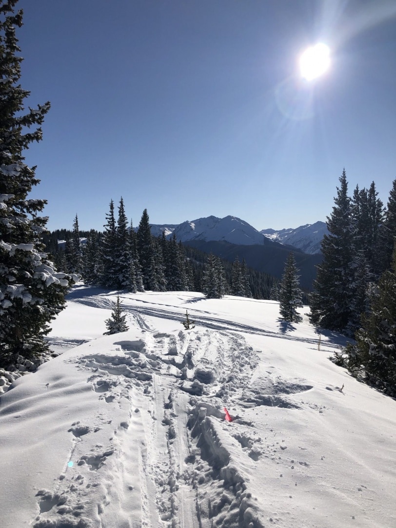 snowshoeing in aspen